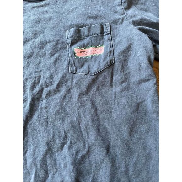 Vineyard Vines kids blue long sleeve shirt size 7 - Picture 5 of 5